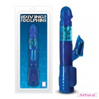 Wibrator The Diving Dolphin Blue - 22,5cm