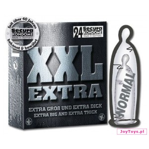 Prezerwatywy Secura XXL Extra - 24 - przezroczysty