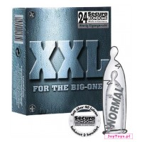 Prezerwatywy Secura XXL - 24szt.