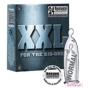 Prezerwatywy Secura XXL - 24 - przezroczysty