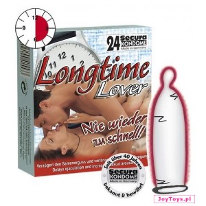 Prezerwatywy Secura Longtime Lover - 24 - przezroczysty