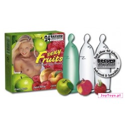 Prezerwatywy Secura Sexy Fruit - 24szt.