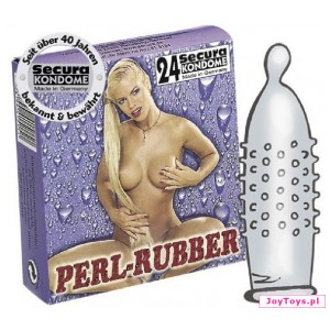 Prezerwatywy Secura Pearl-Rubber