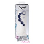 Joyballs anal Wave - short, dł.17,5cm - niebieskie.