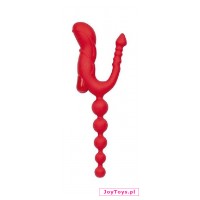 Wtyczka analna Triple Devil z mini wibratorem  - 11cm
