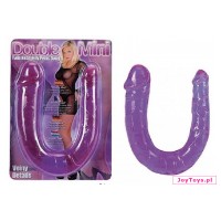 Podwójne dildo Double Dong mini Jelly lila - 34,5cm