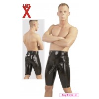 Lateksowe legginsy do kolan - szorty - XXL