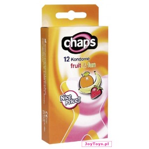 Prezerwatywy aromatyzowane Chaps Fruit&Fun, 12szt.