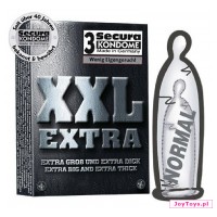 Prezerwatywy Secura XXL Extra - 3szt.