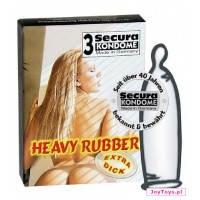 Prezerwatywy Secura Heavy Rubber - 3szt.