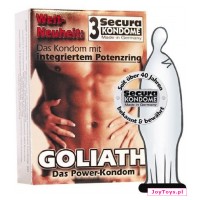 Prezerwatywy Secura Goliath - 3 - przezroczysty