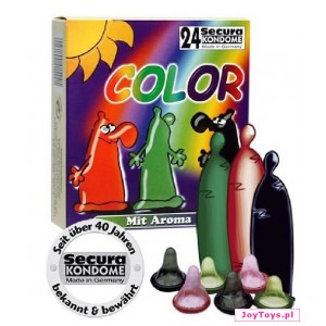 Prezerwatywy Secura Colour Pack