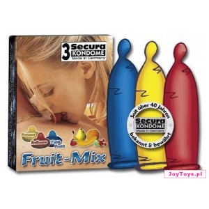 Prezerwatywy Secura fruit mix - 3 - mix