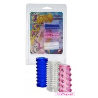 Nakładki na palec Tokio - 3 szt. - UNIW.