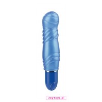 Wibrator LED - G-Spot Killer Vibe with LED light ca. 18cm, Niebieski/Purpurowy - cm