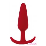 Koreczek analny - Smiling Butt Plug 9cm, red
				