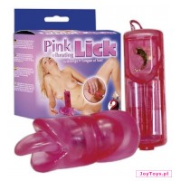 Wibrujący języczek Pink Lick - 10cm