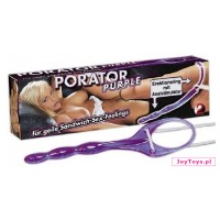 Stymulator analny i pierścień - Porator  - 16 - fioletowy
