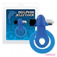 Wibrujący pierścień Dolphin Jelly Cock - UNIW.cm