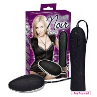 Wibrujące jajko Petit Noir Floral vibro egg - 6,5cm