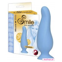 Korek analny Smile Hopper Plug  - S - niebieski
