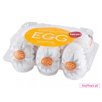Masturbator w kształcie jajka Egg Shiny 6 szt. - UNIW.cm