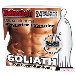 Prezerwatywy Secura Goliath - 24 - przezroczysty