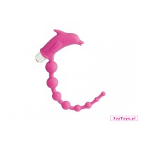 Koraliki analne różowe/fioletowe - Cheerful Bead Multi-Purpose ca. 19cm - 19 