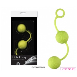 Kulki Little Frisky Love Balls - zawijasy - 3,5 - zielony