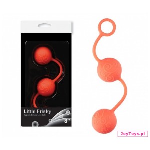 Kulki Little Frisky Love Balls - zawijasy - 3,5 - pomarańczowy