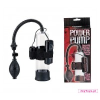 Pompka próżniowa do Penisa z wibracją Power Pump Penispumpe - 19cm