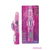 Wibrator motylek Butterfly Silicone Pearl Vibrator - 21,5cm