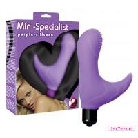 Mini wibrator ze stymulatorem łechtaczki Mini Specialist - 9cm