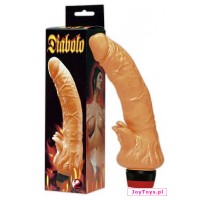 Wibrator ze stymulatorem łechtaczki Diabolo - 21cm